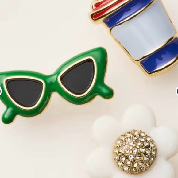 Kate Spade x Target 3 Pair Earrings Set - Picture 3 of 6